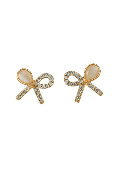 Golden Bow Earrings