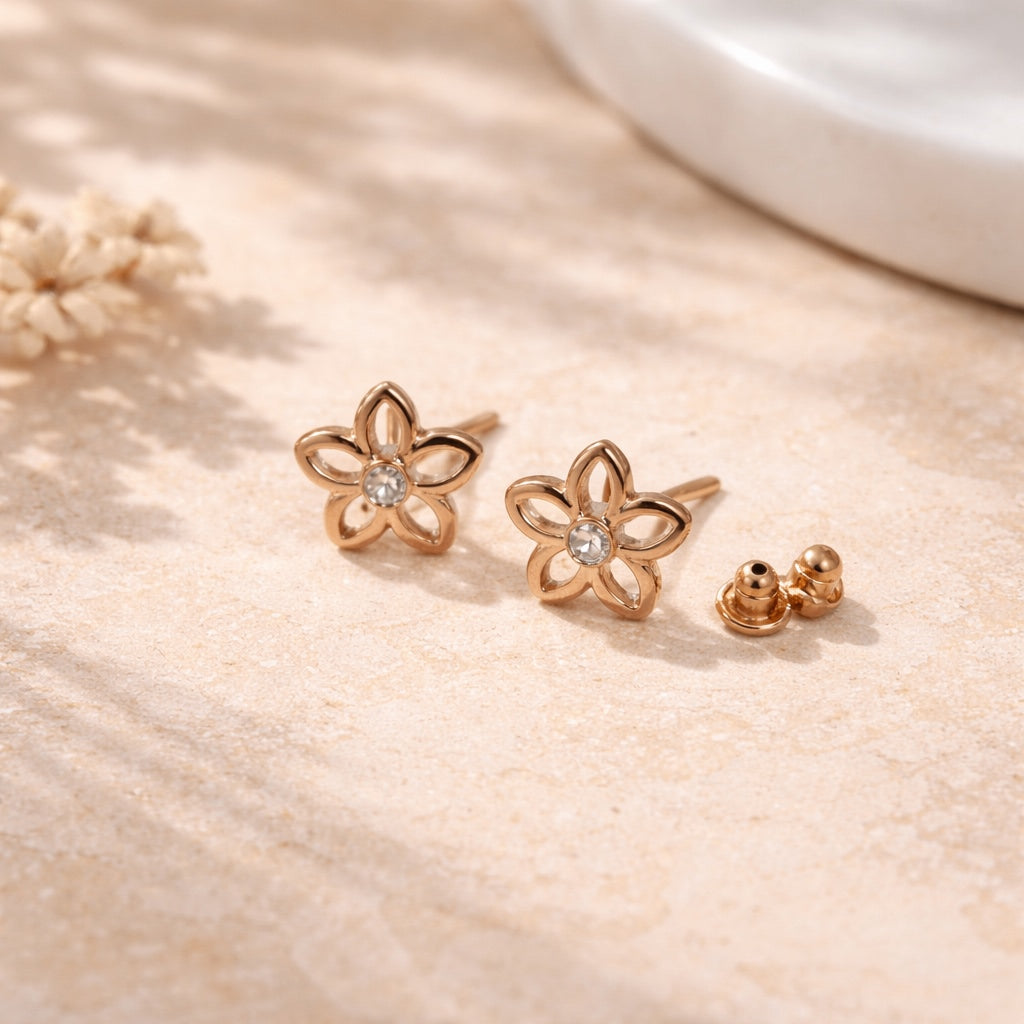 Minimal Anti-Tarnish Earrings - Set of Six