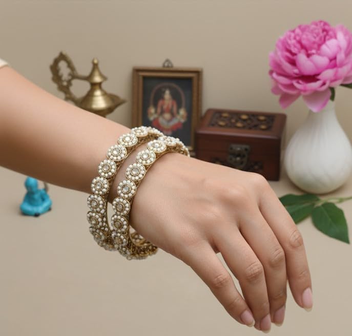 Pearl Kada Set of Two