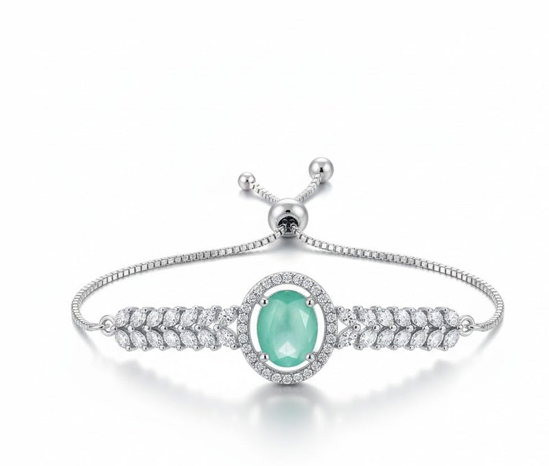 Pastel American Diamond Tennis Bracelet