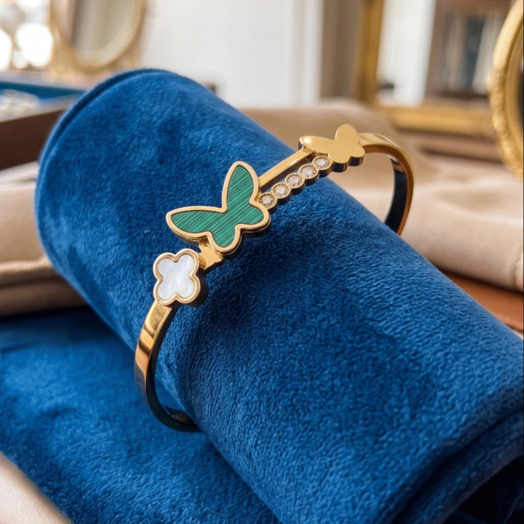 Butterfly Charm Anti-Tarnish Bracelet