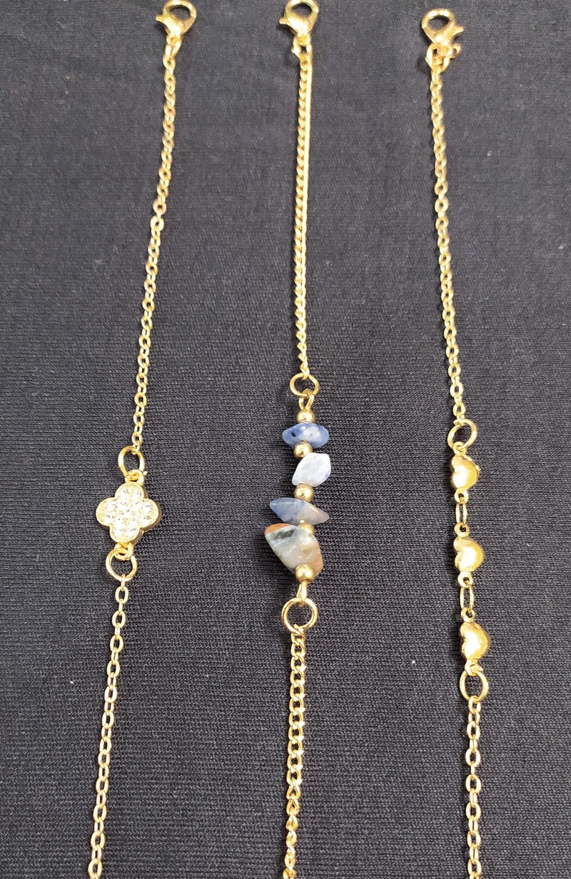 Minimal Anti-Tarnish Bracelet Trio