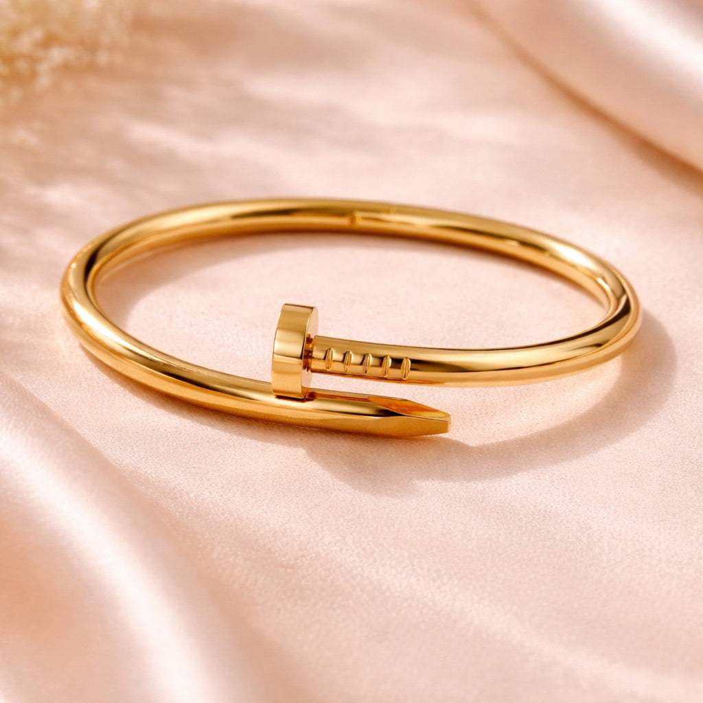 Nail-Inspired Anti-Tarnish Cuff Bracelet