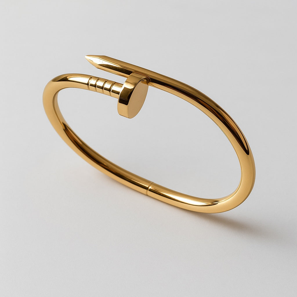 Nail-Inspired Anti-Tarnish Cuff Bracelet