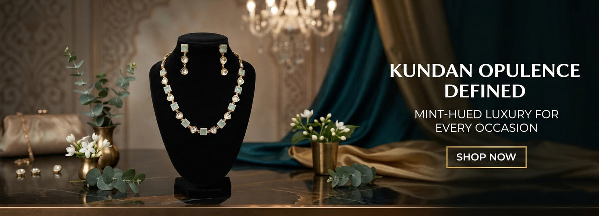 Kundan opulence defined, mint-hued luxury for every occasion